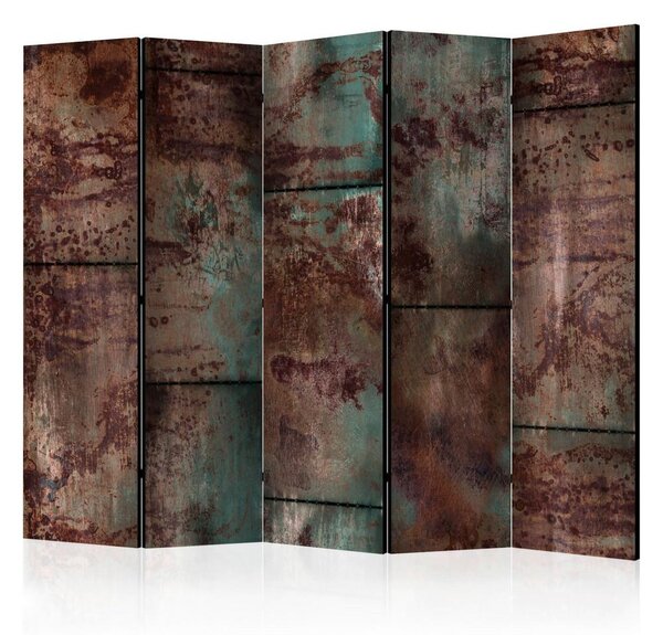 Artgeist Paravan Dark Metal Sheet I, 5-Delni, Dvostranski