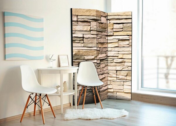 Artgeist Paravan Decorative Stone, 3-Delni, Enostranski