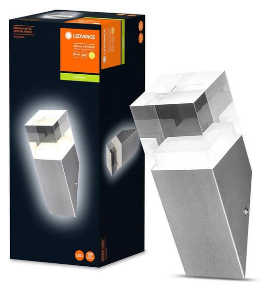 Ledvance Endura Style Crystal LED stenska svetilka Torch