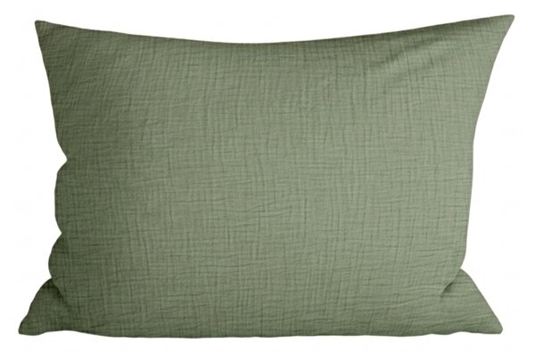 Musselin prevleka za vzglavnik MUSSARI 50x70 cm, olivno zelena