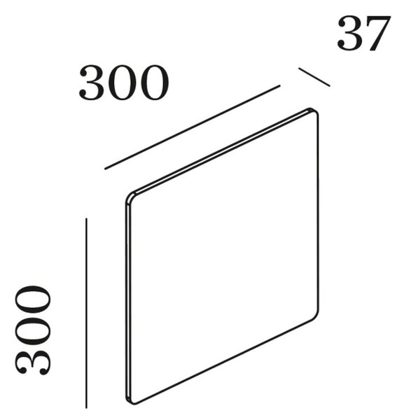 WEVER & DUCRÉ Miles 3.0 Wall 30x30cm marmorna bela