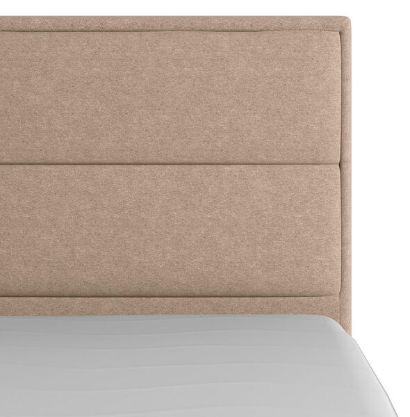 BOXSPRING POSTELJA 180 cm x 200 cm , les, kovina, umetna masa, tekstil, karton, leseni material naravne barve