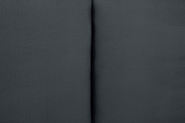 OBLAZINJENA POSTELJA 140 cm x 200 cm , tekstil temno siva