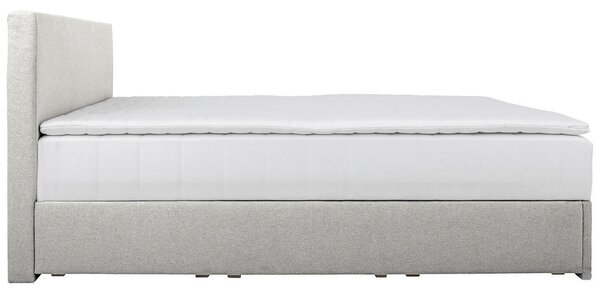 POSTELJA Z VZMETNICO 140 cm x 200 cm , tekstil ekru