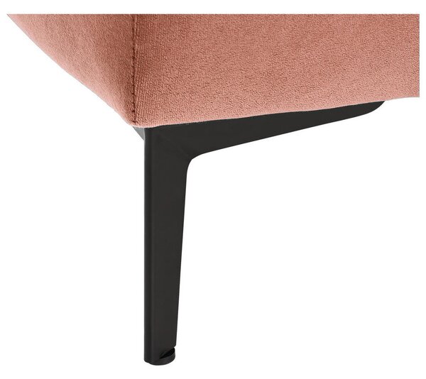 BOXSPRING POSTELJA 160 cm x 200 cm , tekstil starinsko roza