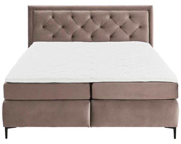 BOXSPRING POSTELJA 160 cm x 200 cm , tekstil bež