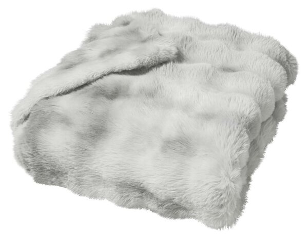 Siva odeja iz mikropliša 180x220 cm Mounty – douceur d'intérieur