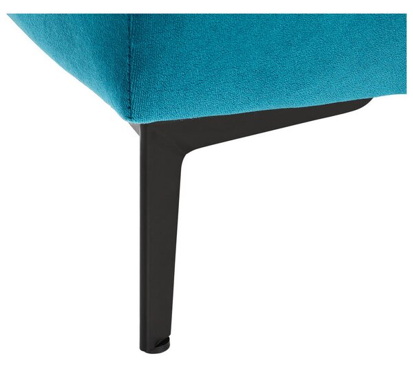 BOXSPRING POSTELJA 160 cm x 200 cm , tekstil turkizna