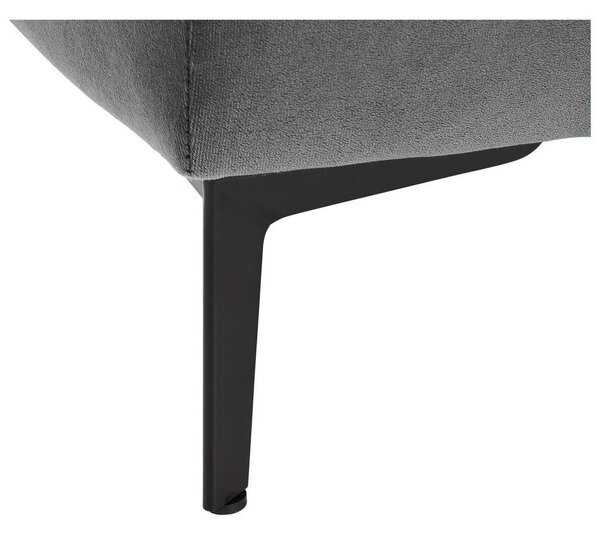 BOXSPRING POSTELJA 160 cm x 200 cm , tekstil siva
