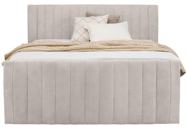 BOXSPRING POSTELJA 160 cm x 200 cm , tekstil bež