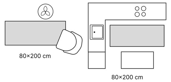 Bež ročno tkan volnen tekač 80x300 cm Calmio – Hanse Home