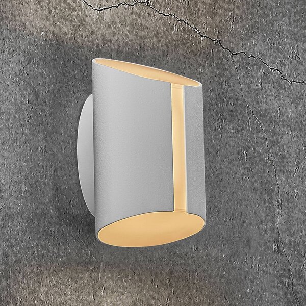 Zunanja stenska svetilka Grip LED, CCT Smart Home, bela