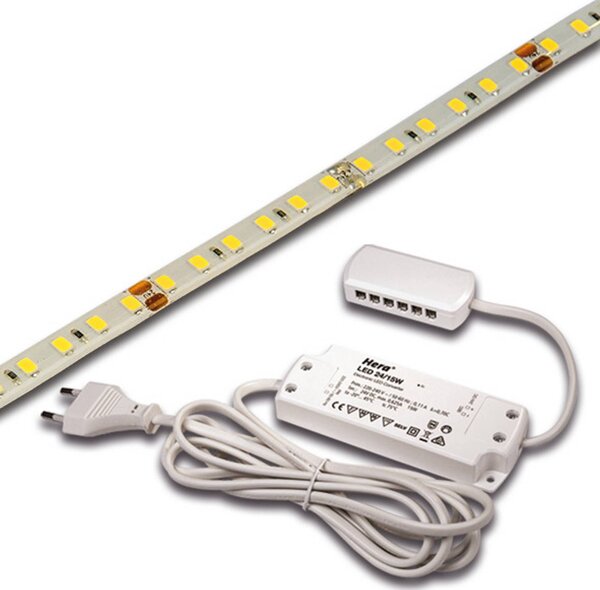 LED trakovi Basic-Tape S, IP54, 3.000K, dolžina 100 cm