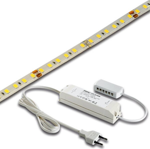 LED trakovi Basic-Tape S, IP54, 3.000K, dolžina 300 cm