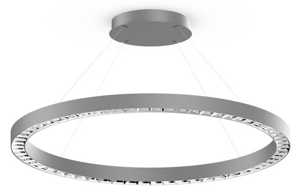 XAL Beto LED obesek Ø80cm DALI down 830 siva