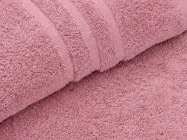 Brisača CLASSIC COLOR 50 x 100 cm staro roza, 100% bombaž