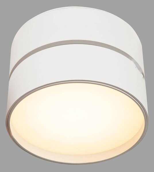 Maytoni LED stropna svetilka Onda, Ø 12 cm, 3.000K, 19W, bela