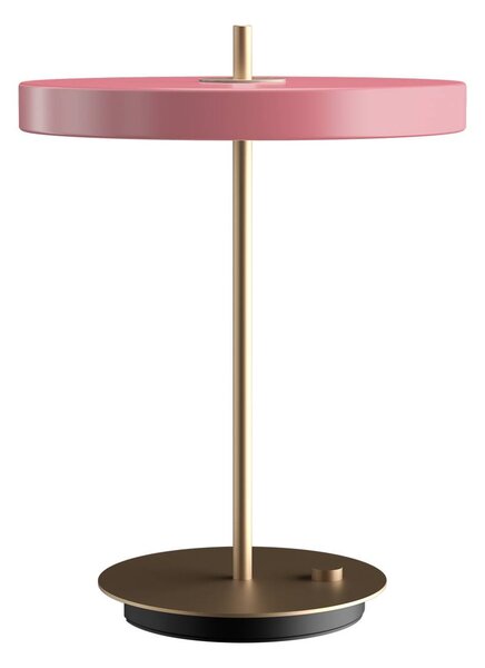 Namizna svetilka LED UMAGE Asteria Table, USB, vrtnica/medenina