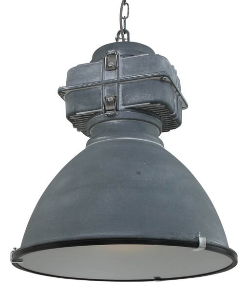 Steinhauer Obesno svetilo Mexlite Densi, siva barva, Ø 47 cm, kovina, zatemnjen, Siva, Dnevna soba / jedilnica, Kovina, Industrijski dizajn