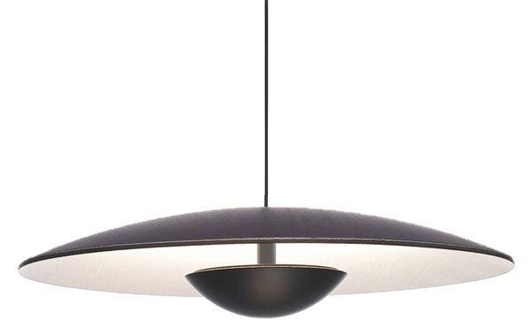 MARSET Ginger LED obesek triac Ø42cm wenge/bela