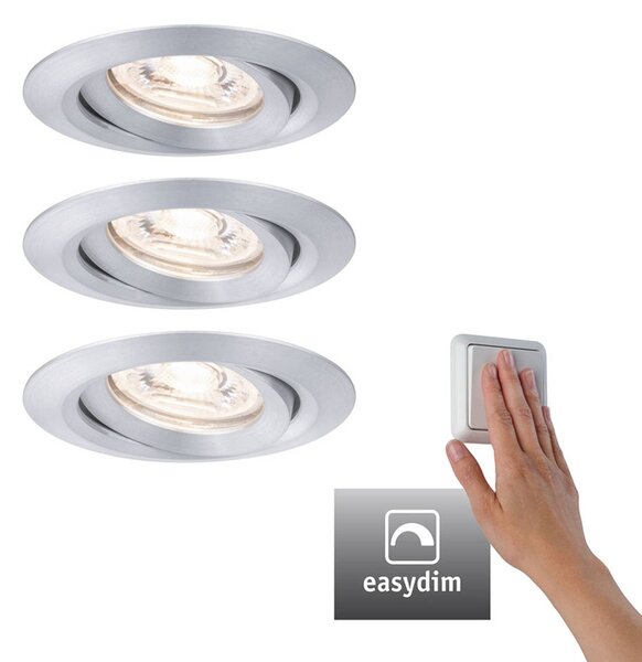 Paulmann Nova mini Plus LED easydim 3 aluminij