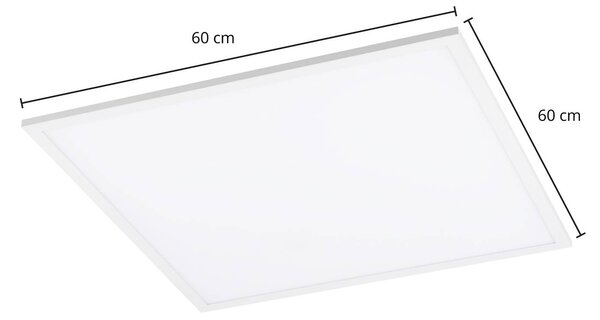 Lindby Luay LED panel, 3000-6000K, 60 x 60 cm