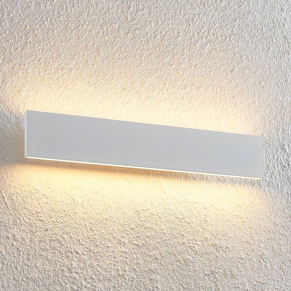 Lindby Ignazia LED stenska svetilka, 47 cm, bela