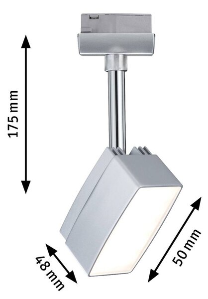 Paulmann URail Pedal LED reflektor 5W v kromu