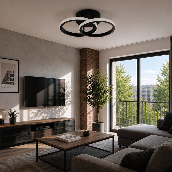 LED stropna svetilka LHJ121-C Črna