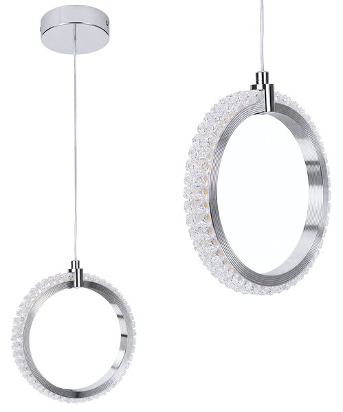 LED viseča stropna svetilka LHJ126-W Krom