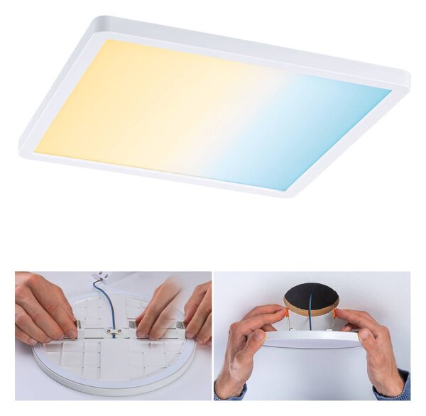 Paulmann LED plošča Areo ZigBee kotna bela 23cm