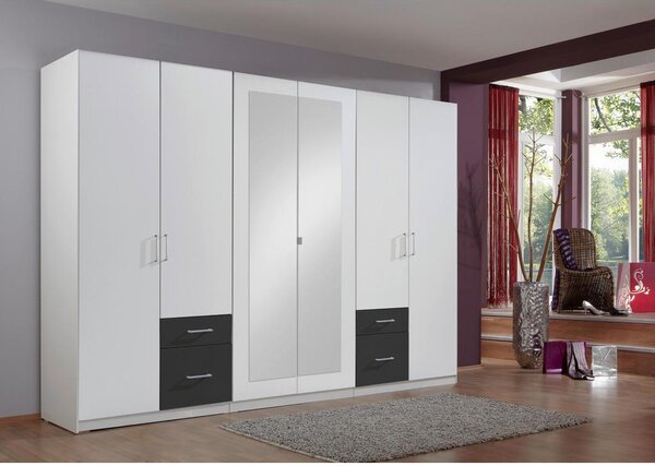 Modern Living Omara S Klasičnimi Vrati Freiburg, Bela, Barva Grafita