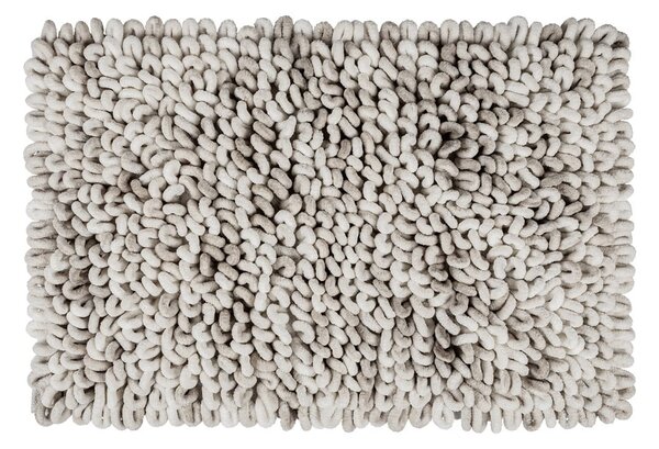 Sivo-bež tekstilna kopalniška preproga 60x90 cm Lerici – Wenko