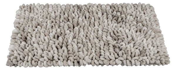 Sivo-bež tekstilna kopalniška preproga 60x90 cm Lerici – Wenko