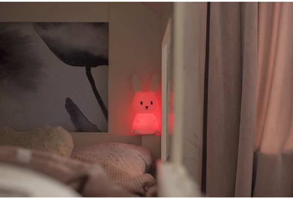 Bela otroška nočna lučka LED Bunny - Star Trading