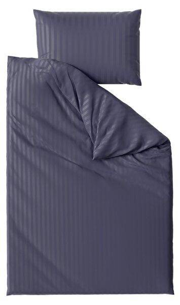 Hotelska posteljnina iz mikrovlaken JASMINE PURE temno modra - črta 1 cm Dimenzije posteljnine: 70 x 90 cm | 140 x 200 cm