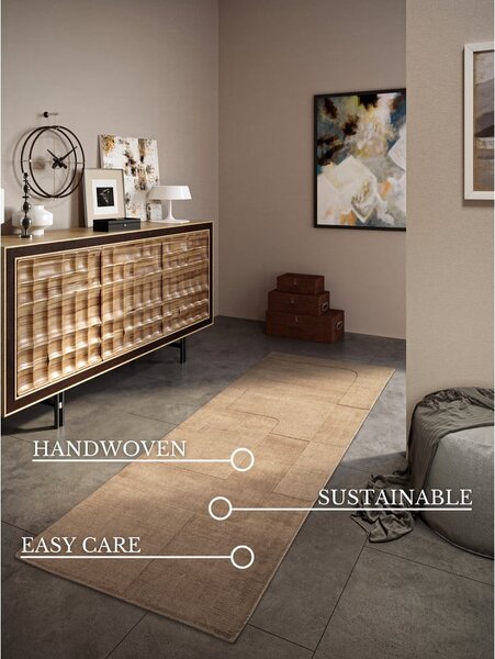 Bež ročno tkan volnen tekač 80x250 cm Charlotte – Villeroy&Boch