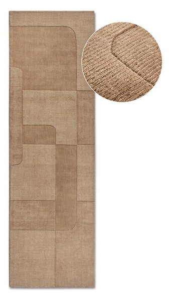 Bež ročno tkan volnen tekač 80x250 cm Charlotte – Villeroy&Boch