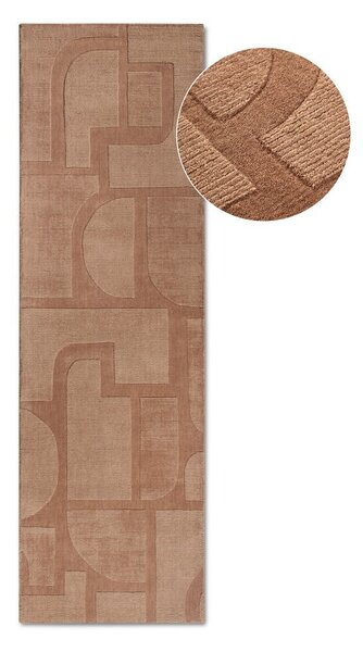 Rjav ročno tkan volnen tekač 80x250 cm Alexis – Villeroy&Boch