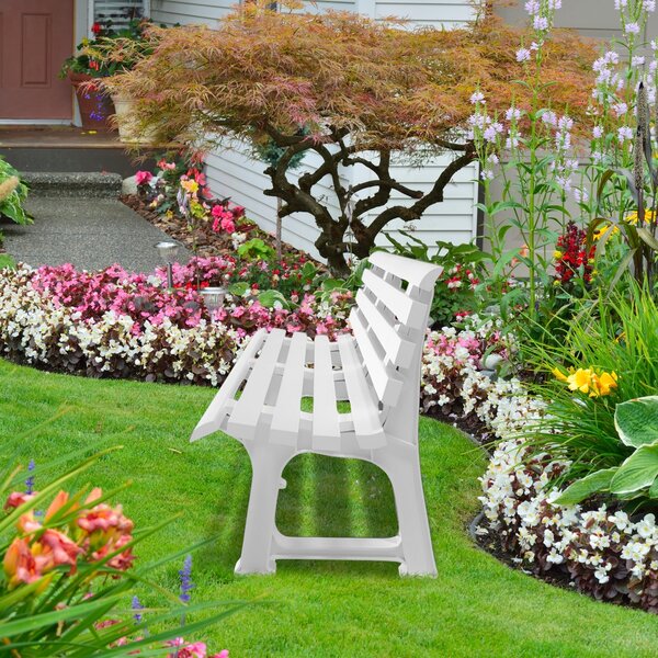 Vrtna klop ORCHIDEA, 145x49x74cm, bela I.P.A.E-Progarden