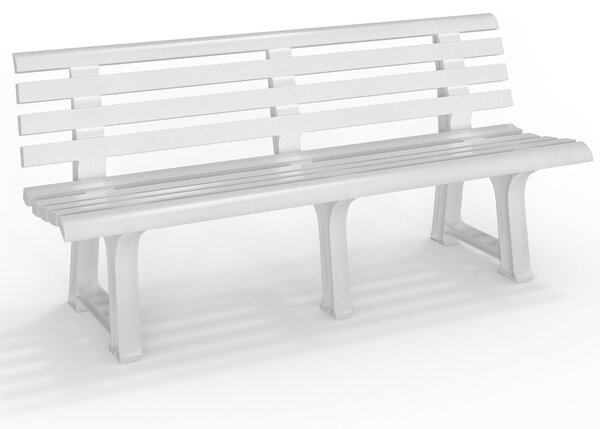 Vrtna klop ORCHIDEA, 145x49x74cm, bela I.P.A.E-Progarden
