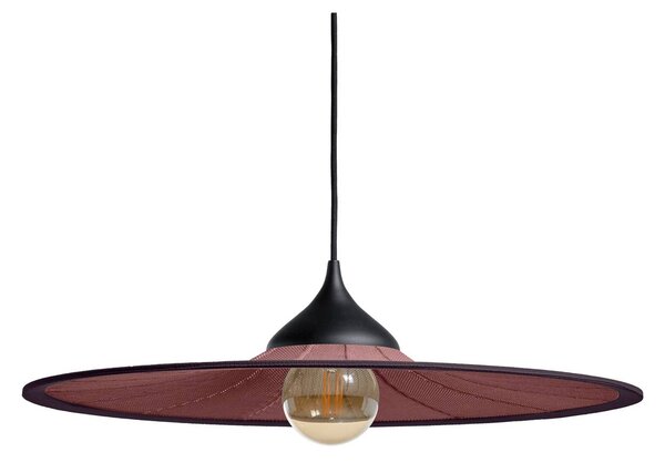 Obesek Easy Light Bloom, IP20, Ø 60 cm, vinsko rdeča