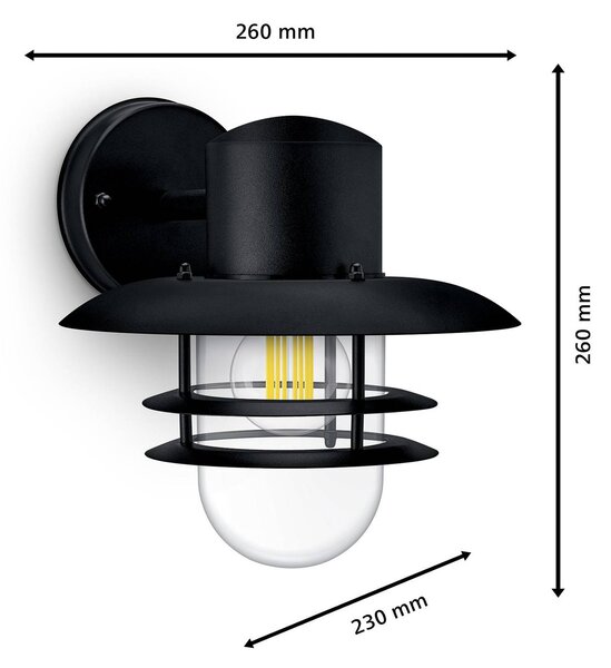 Philipsova zunanja stenska svetilka Inyma