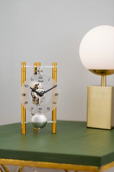 Namizna ura Aluminium Skeleton
