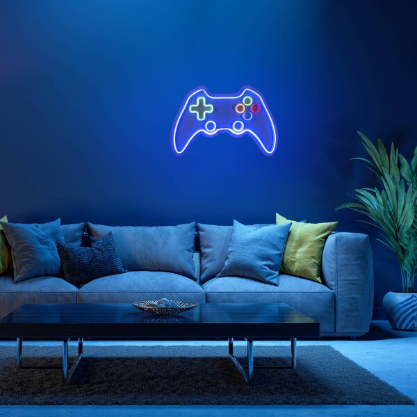 LED stenska svetilka Neon Gamer, USB