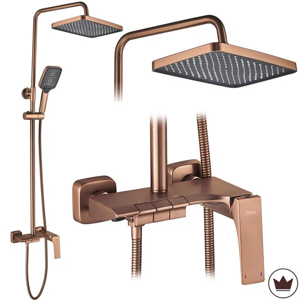 Komplet za prhanje PREMIUM REA JOE Brush Copper