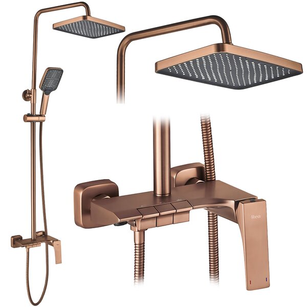 Komplet za prhanje PREMIUM REA JOE Brush Copper