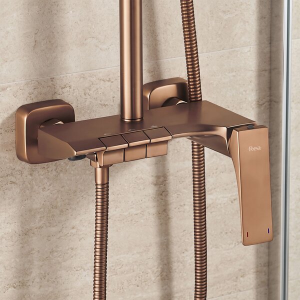 Komplet za prhanje PREMIUM REA JOE Brush Copper