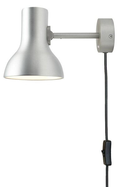 Anglepoise Type 75 Mini Metallic plug silver