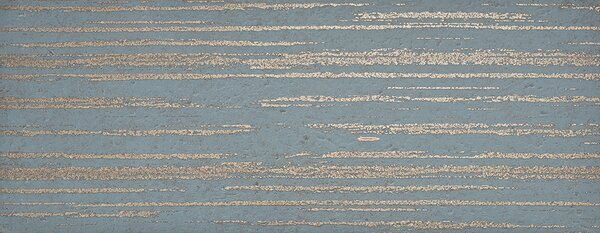 Stenska ploščica Goldstone Teal Lines (35 x 90 cm, modra/zlata)